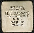 Stolperstein für Else Gormanns (Uhlandstraße 50)