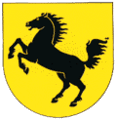 Halbrunde Schildform, z.B. in Baden-Württemberg verbreitet