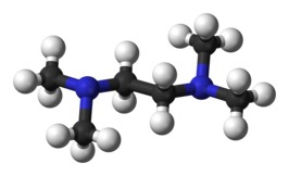 Molecuulmodel van TMEDA