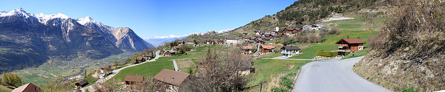 Panorama von Erschmatt