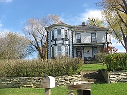 An Italianate house in the community