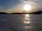 På Mälarens is ved Mälbyviken