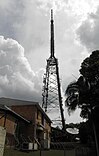 Communications towers on Mount Nardi, New South Wales, Australia: the ABRN-6 tower (digital TV + more)