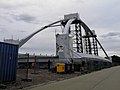 24 september 2020: Assemblage van de nieuwe brug op het montage-terrein