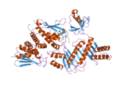 2j3t: THE CRYSTAL STRUCTURE OF THE BET3-TRS33-BET5-TRS23 COMPLEX.