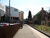 The platform and track at Redditch station in 2006