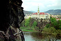 Blick von der Schäferwand zum Schloss (2002)