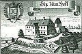 Schloss Hof bei Cham, Stich von Michael Wening 1721