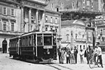 Trieb- und Beiwagen der Straßenbahn Pirano - Portorose (1912)