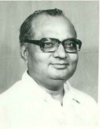 Photographic portrait of Babasaheb Bhosale