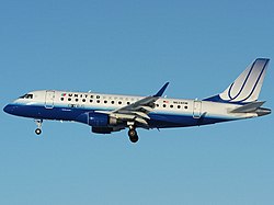 Embraer 170 der Shuttle America im Einsatz für United Express