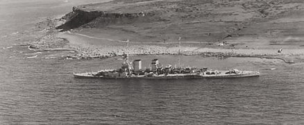 Light cruiser HMS Raleigh,[7] lost on 8 August 1922