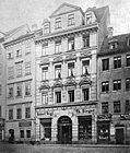 Die Thomaskirchhofseite der Steckner-Passage vor 1885