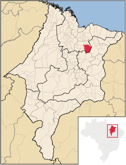 Location in Maranhão state