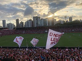 Het stadion tijdens de finale van de play-offs van de Série C in 2019.