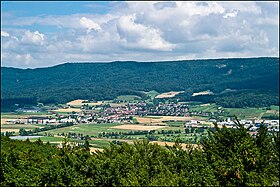 Ansicht vom Altberg auf Otelfingen