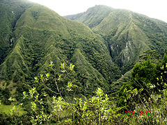 Hills in rural Arcabuco