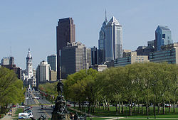 Skyline of Philadelpha, Pennsylvania