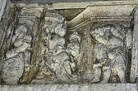 Sandsteinrelief Kellerhaus Wendelstein (16. Jahrhundert)