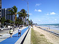 Recife - Boa Viagem sahil yolu ve plajı
