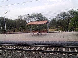 Resting Shed at Biaora Railway Station