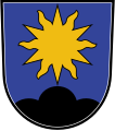 Mittagssonne im Wappen von Nüziders