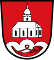Wappen von Dieterskirchen (Landkreis Schwandorf), mit Elementen aus dem Stammwappen der Horneck von Hornberg
