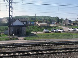 View of Suleya as seen from train