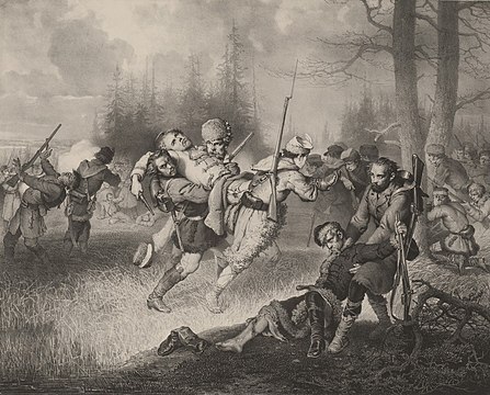 Death of Ludwik Narbutt in Dubičiai, Lithuania. National Museum of Lithuania