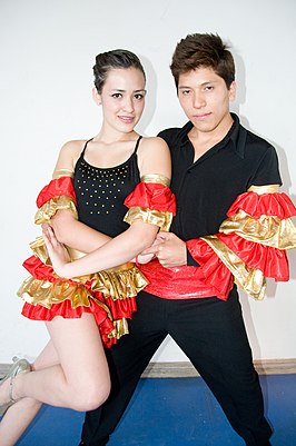 Mambo-dansers van de ITESM Campus Ciudad de Mexico.