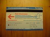 A CityRail ticket from 2006 showing the Clearways project graphics