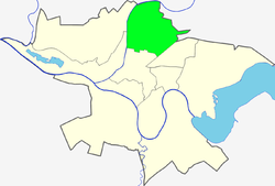 Location of Eiguliai within Kaunas