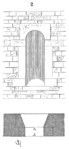 17. Römisches bzw. romanisches Fenster nach Eugène Viollet-le-Duc mit überstehenden Ohren unter dem Sturz und über der Fensterbank.
