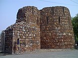 Feroz Shah Kotla remains next to the Feroz Shah Kotla Cricket Stadium.