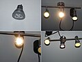 Weiße LED-Lampen mit unterschiedlichen Farbtemperaturen