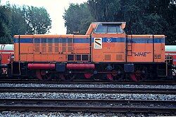 A Wanne-Herner-Eisenbahn egyik MaK 1200 D-je