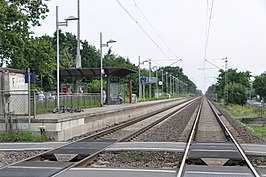 Een van de twee perrons van station Otze (2012)