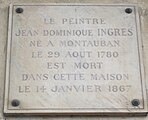 Plakette an Nr. 11: Jean-Auguste-Dominique Ingres