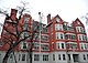 Front facade of the Roslyn Court Apartments