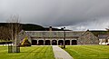 The main building and visitor centre of the Royal Lochnagar Distillery. May 2012.