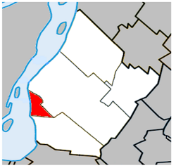 Lage in der Agglomeration Longueuil