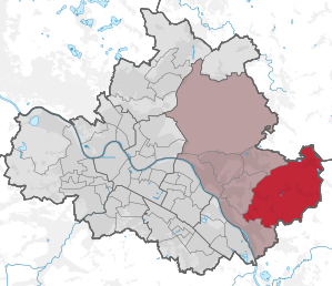 Lage des statistischen Stadtteils Schönfeld/Schullwitz in Dresden