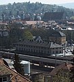 Bahnhof mit Stadt 2006