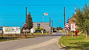 Overweg aan het station