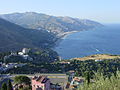 View from theatre in Taormina, Sicily