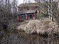 A shack by the Tyrnävä River (Tyrnävänjoki) in Tyrnävä, Finland.