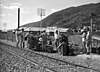 Passengers of the Jezreel Valley railway wait at Yagur station in 1939