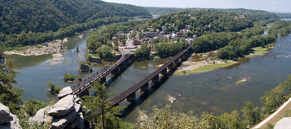 Harper's Ferry, the location of John Brown's raid