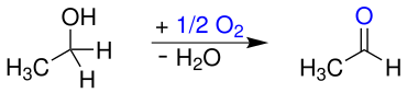 Milde Oxidation von Ethanol zu Acetaldehyd