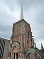 Church tower with spire